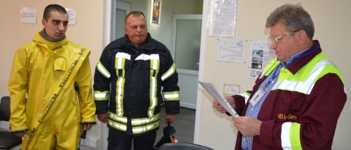 Пожежно-рятувальні навчання на Чернігівській броварні AB InBev Efes Україна 