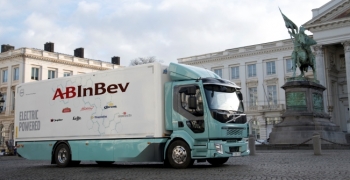 У Брюсселі представлено першу в Європі електровантажівку для логістики пива з нульовими викидами CO2